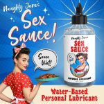 Naughty Jane's Sex Sauce Natural Lubricant 8oz - Image 2