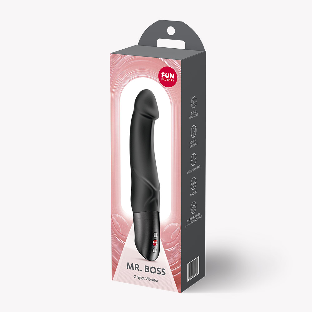 MtdLATna Mr. Boss G-Spot Vibrator - Black - Image 1