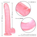 Size Queen 10 inch/25.5 Cm - Pink - Image 8