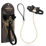 Temptasia Ardor - Collar and Leash - Black With Bow