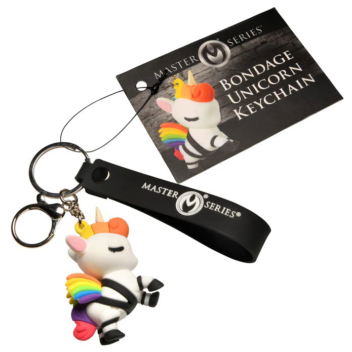 N7NEjJ5b Bondage Unicorn Keychain - Image 1