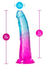 B Yours - Beautiful Sky - 7 Inch Dildo - Sunset - Image 4
