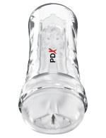 Pdx Extreme Wet Pussies Super Luscious Lips Self-Lubricating Stroker - Frosted - Image 2
