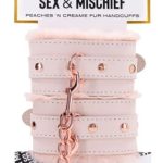 Peaches N Creame Fur Handcuffs - Pink