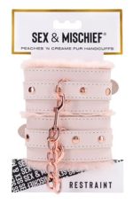 Peaches N Creame Fur Handcuffs - Pink - Image 6