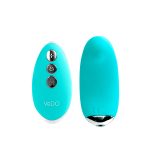 Niki Rechargeable Flexible Magnetic Panty Vibe - Turquoise - Image 2