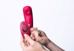 Remi 15-Function Rechargeable Remote Control Suction Panty Vibe - Red - Image 7