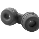 Silaskin Cock & Ball Ring and Stretcher - Black