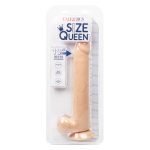 Size Queen 10 inch/25.5 Cm - Ivory - Image 10