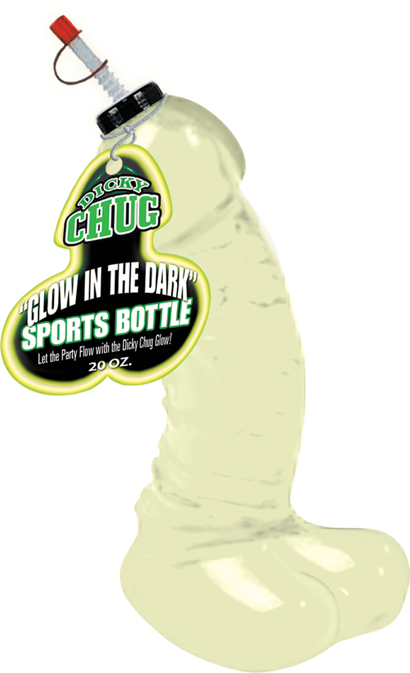 NglltvlO4SLa5pKojNzMOw01Cj6SC0NO Dicky Chug Sports Bottle - Glow-in-the-Dark - Image 1