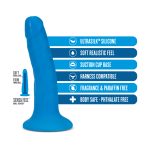 Neo Elite - 6 Inch Dual Density Cock - Neon Blue - Image 3