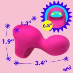 Silicone Finger Vibe - Pink - Image 3