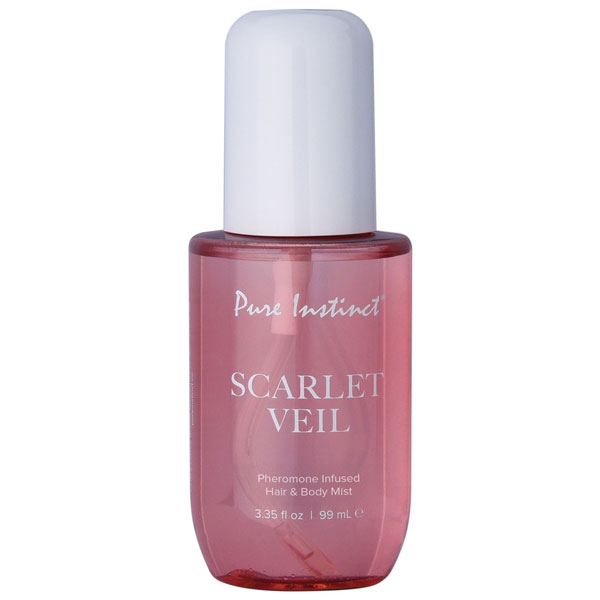 NsxSj42S Pure Instinct Pheromone Hair and Body Mist Scarlet Veil 3.35oz - Image 1