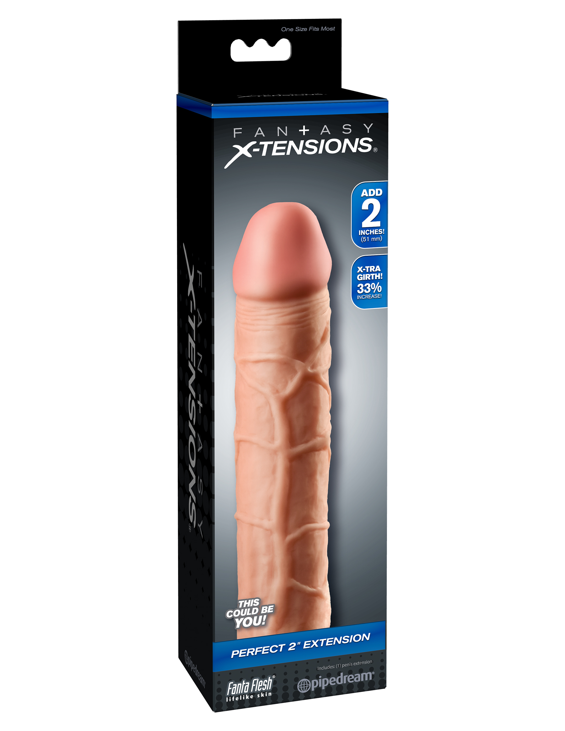 O0H1ksQmXmv7vQU1PAJmMF9aa5s8TCIQ Fantasy X-Tension Perfect 2-Inch Extension - Image 1