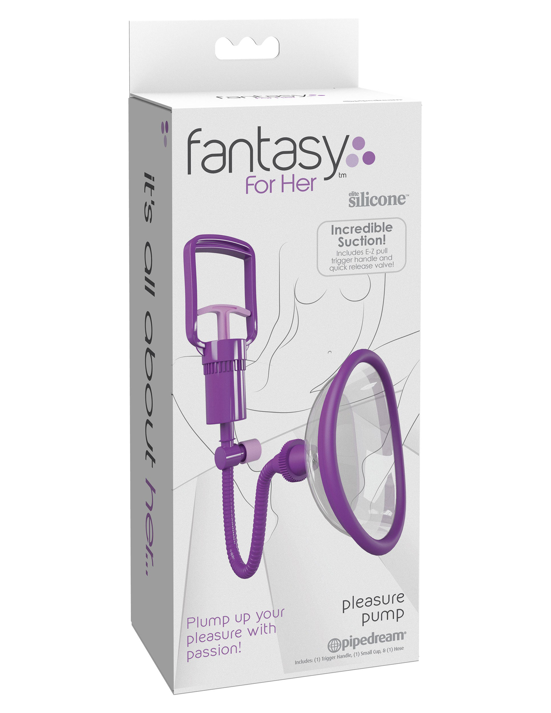 O0KYbqAPGhXPaq80xnKakn7543utyinz Fantasy for Her Manual Pleasure Pump - Purple - Image 1