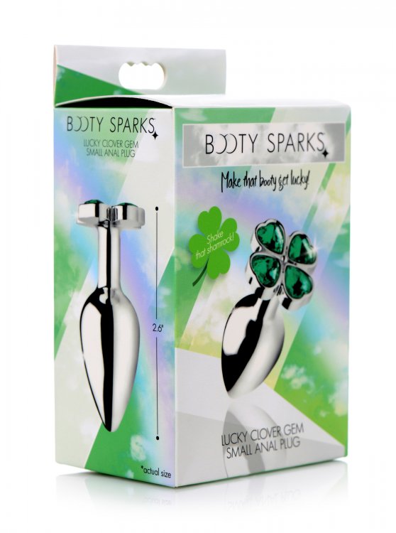 O2ol78OubUcHiA2o8UjojQ3oRPUsQJxn Lucky Clover Gem Anal Plug - Small - Image 1