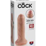 King Cock 6 Inch Uncut - Light