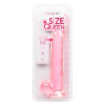 Size Queen 10 inch/25.5 Cm - Pink - Image 3