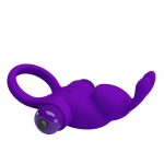 Pretty Love Vibrant Penis Ring I - Purple - Image 3
