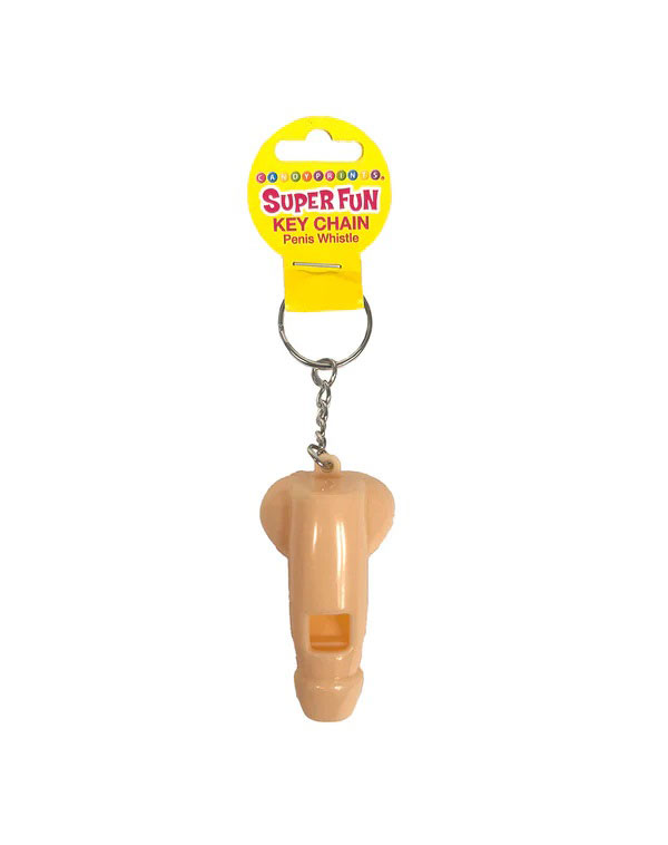 OPqQu2cr Super Fun Penis Key Chain Whistle 6ct - Image 1