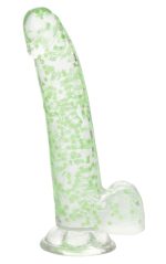 Naughty Bits I Leaf Dick Glow-in-the-Dark Weed Leaf Dildo - Glow in the Dark - Image 8
