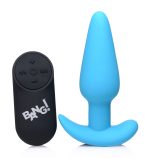 21x Silicone Butt Plug With Remote - Blue - Image 6