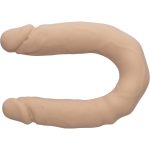 Silicone Studs Bend and Hold Dual Dong 16 Inch - Ivory - Image 2