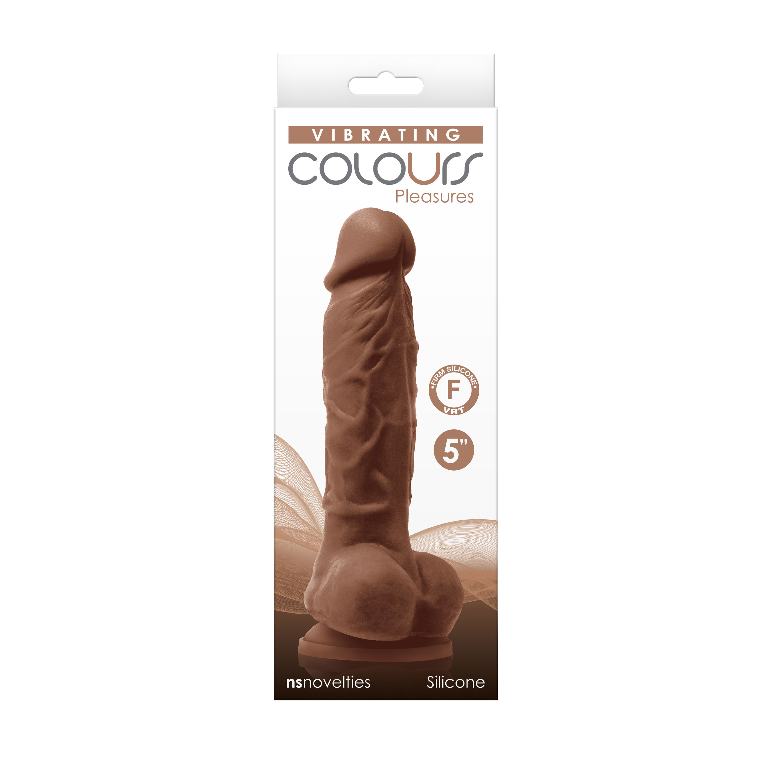 OdiPr2nfgVvFsQDmjtFmV2j1iN442zlG Colours - Pleasures - Vibrating - 5 Inch Dildo - Brown - Image 1