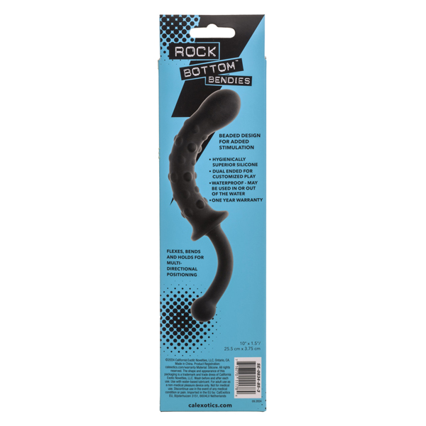 Oe9PQ4Df Rock Bottom Bendies Bendy Beaded Probe - Black - Image 1
