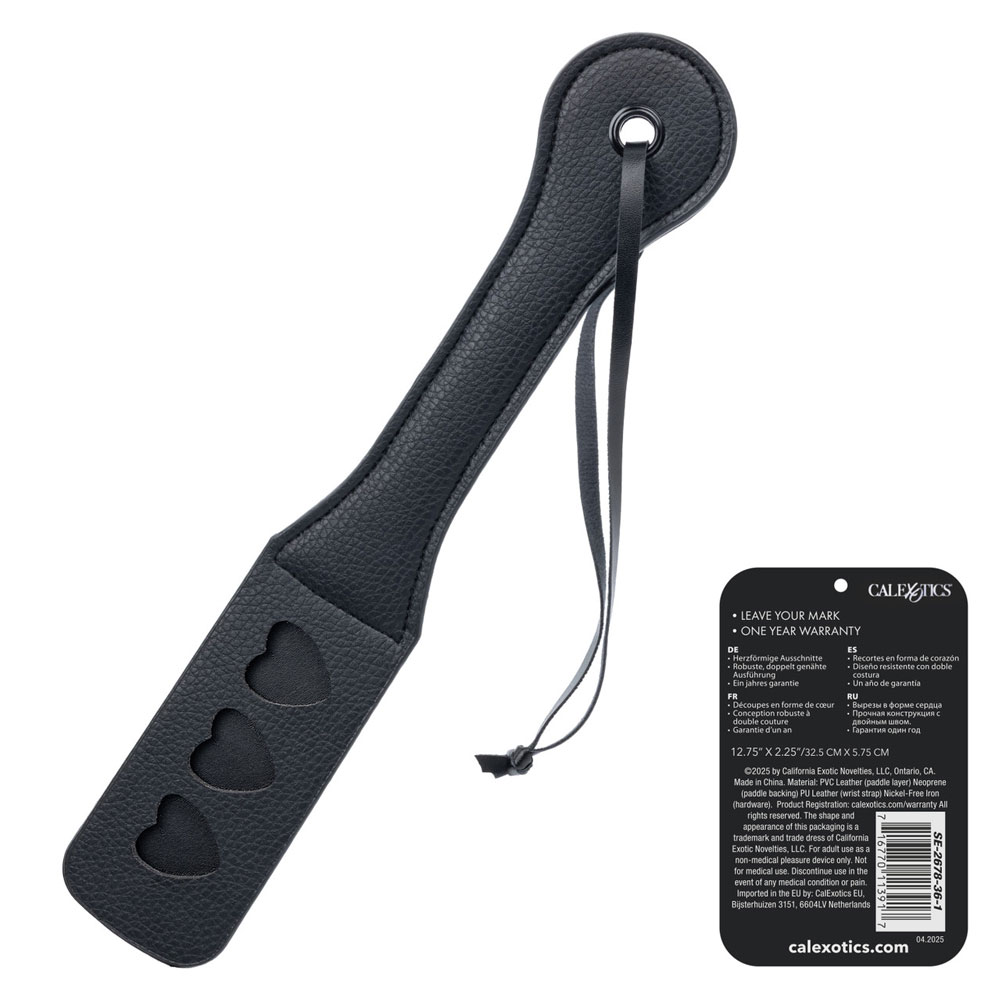 OfdJRRAO Nocturnal Collection Heart Throb Paddle - Black - Image 1