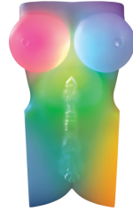 Pdx Elite After Dark Series Go-Go Bator Led Mega Masturbator - Frosted - Image 5