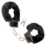 Playful Furry Cuffs - Black - Image 4