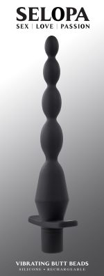 Vibrating Butt Beads - Black - Image 5