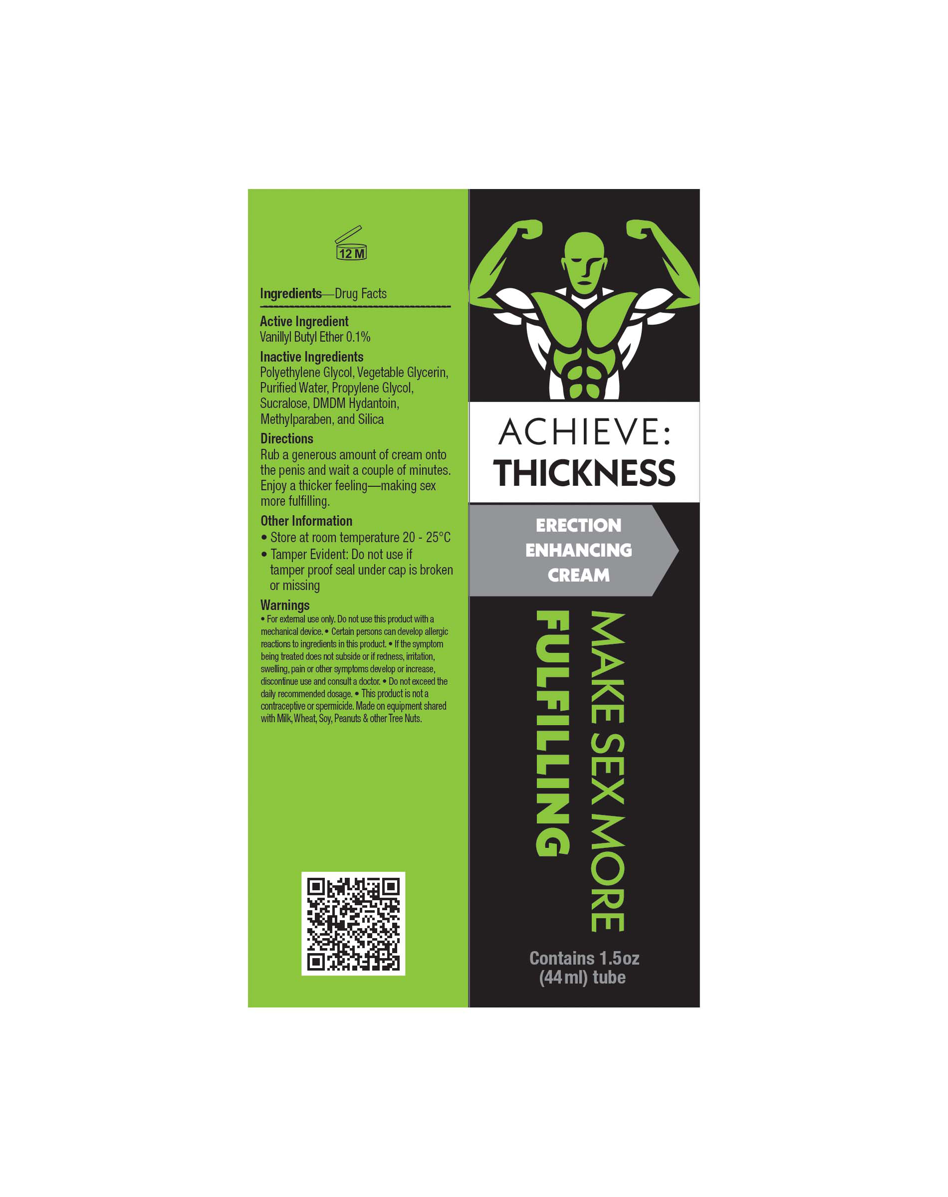 P59OOuWffXjAbR3sxCRXvzGLk80ED3yG Achieve Thickness - Erection Enhancement Cream 1.5 Oz - Image 1