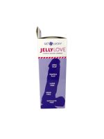Get Lucky Jelly Love 7" Dildo - Purple - Image 3