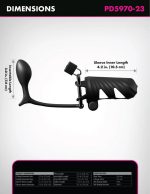 Fantasy C-Ringz Remote-Controlled Vibrating Cock Blocker With Ass-Gasm Plug - Black - Image 2