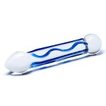 6.5 Inch Full Tip Textured Glass Dildo - Image 4