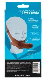 The Original Accommodator Latex Dong - Brown - Image 7