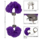 Ultra Fluffy Furry Cuffs - Purple - Image 3