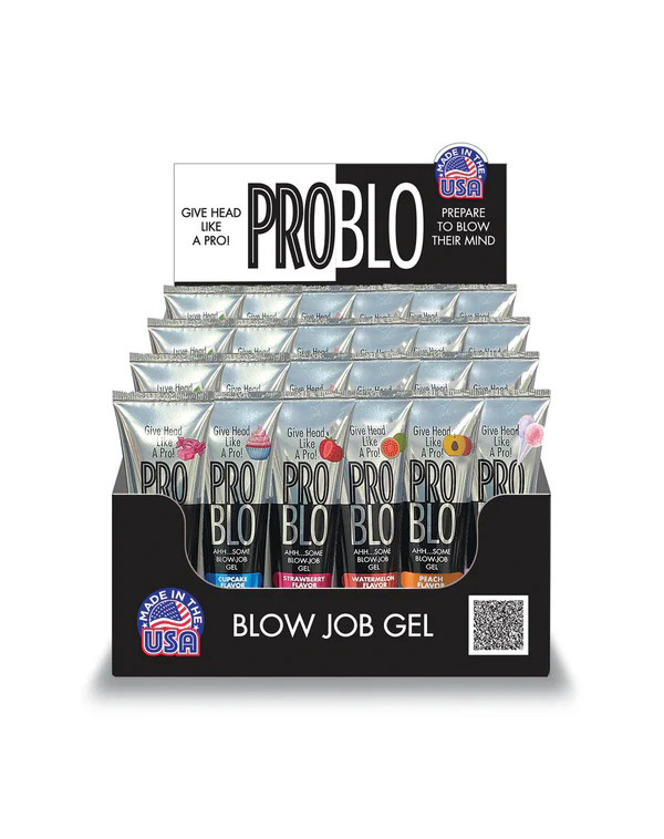 PbTTQSIR Problo Oral Pleasure Gel Display of 24pcs - Image 1