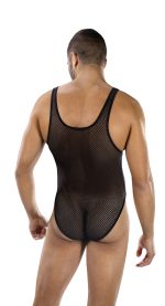 Fierce Deep v Mesh Bodysuit - Os - Black - Image 2