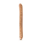 Dr. Skin - 18 Inch Double Dildo - Mocha - Image 3
