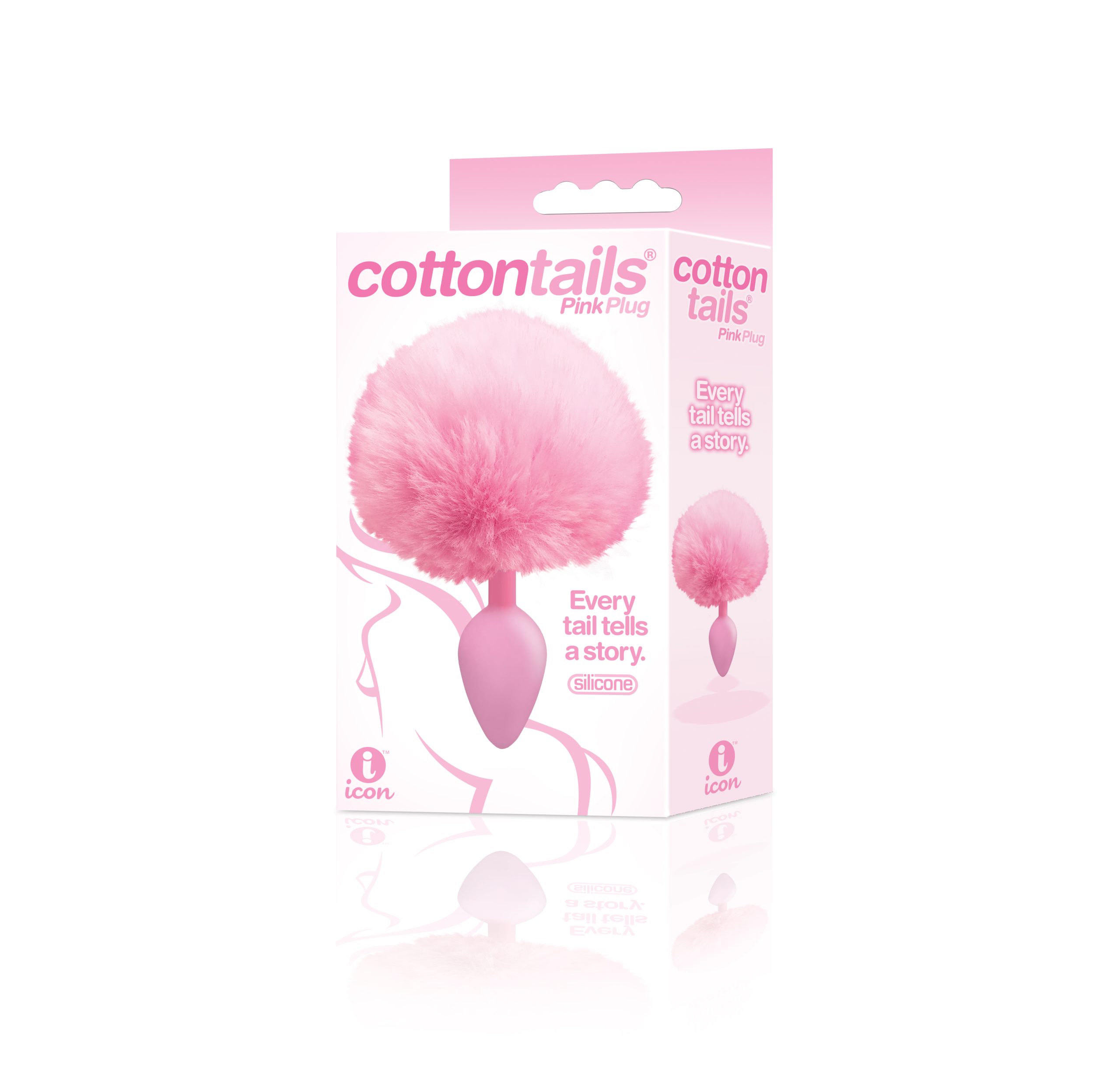 PrbmDVFws0hh9wiXWi9v5juqw3ZFqWny The 9's Cottontails Silicone Bunny Tail Butt Plug - Pink - Image 1
