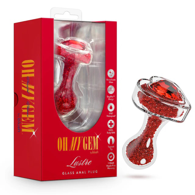 Q3BeTWZP Oh My Gem - Lustre - Red - Image 1