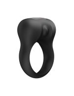 Steady Vibrating Cockring - Black - Image 3