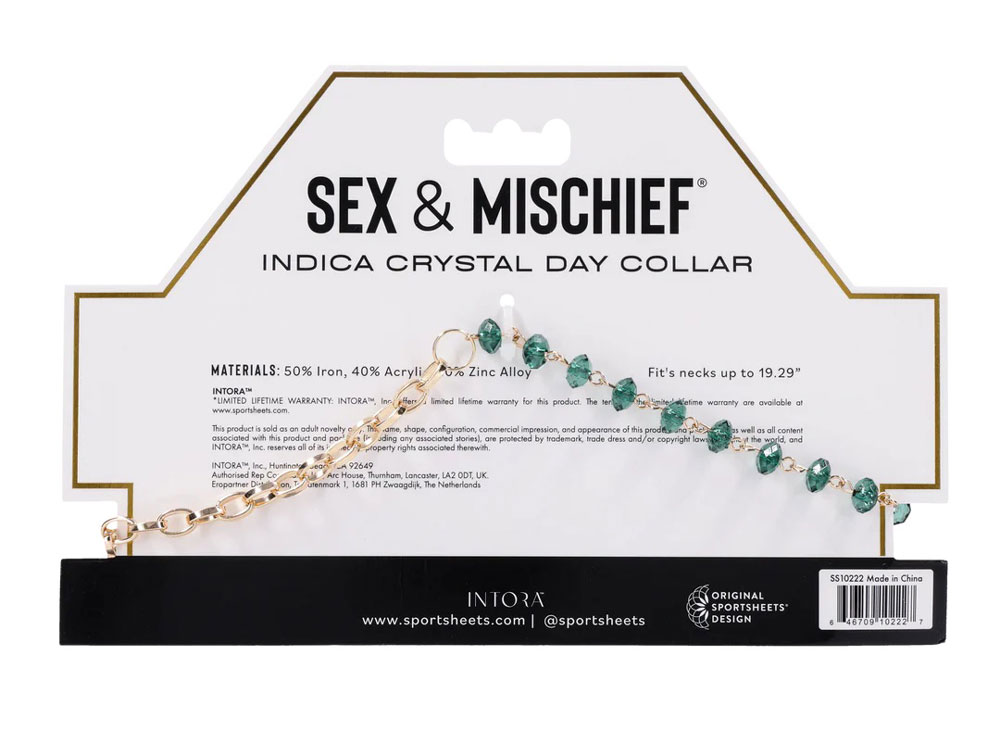 Q4mnYy5a Indica Crystal Day Collar - Green - Image 1