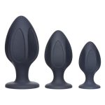Triple Juicers Silicone Anal Trainer Set - Black - Image 2