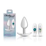 Silver Anchor Buttplug Kit - Clear Iridescent/teal - Image 4
