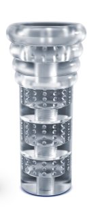 Rize - Luz - Glow in the Dark Self- Lubricating Stroker - Clear - Image 7