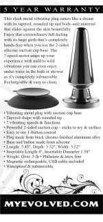 Advanced Metal Plug - Black Chrome - Image 5
